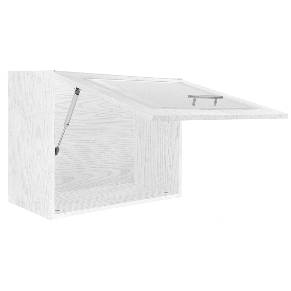 Mobile Cucina Pensile 1 Anta Ribaltabile Legno Bianco Frass. Classico 60x32 H49cm in Mobili a muro Danyx - Casoria, commercioVirtuoso.it