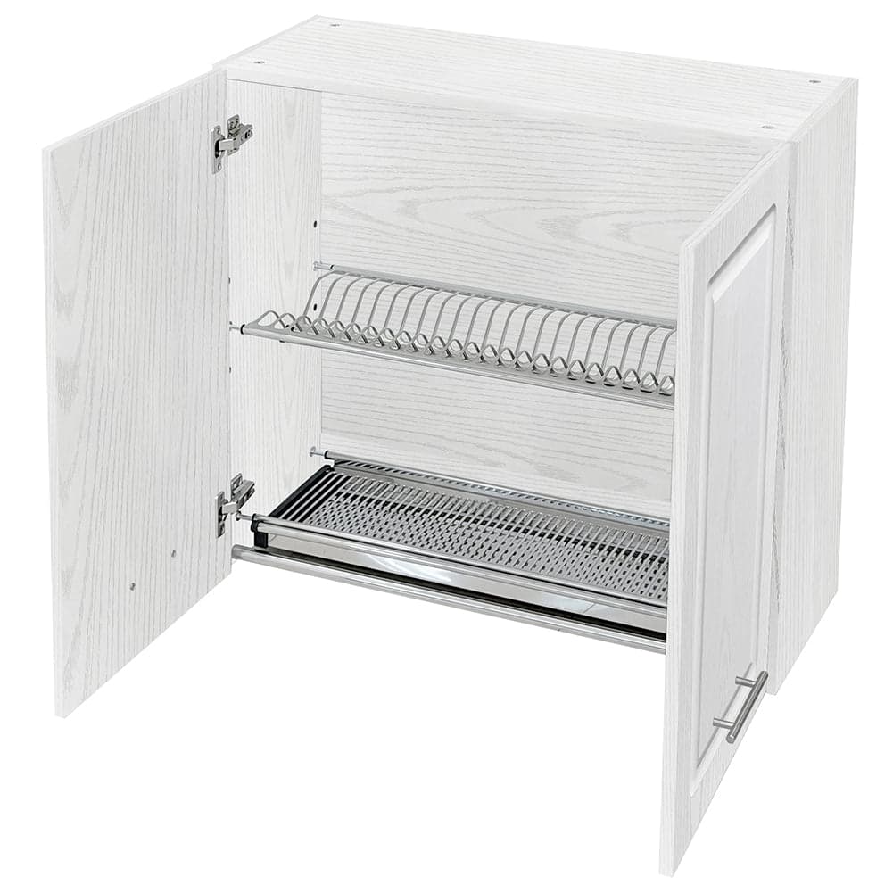 Pensile da Cucina Scolapiatti Sistema Raccogli Gocce Mobile Bianco Frass. Classico 80cm in Scolapiatti Danyx - Casoria, commercioVirtuoso.it