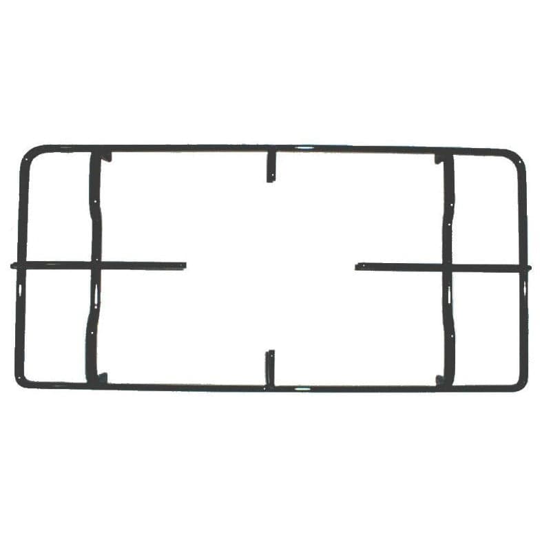 LOFRA GRIGLIA PER CUCINA A GAS SMALTATA NERA 424 X 220 mm. 2 FUOCHI in prodotto EuroStore07 - Alatri, commercioVirtuoso.it