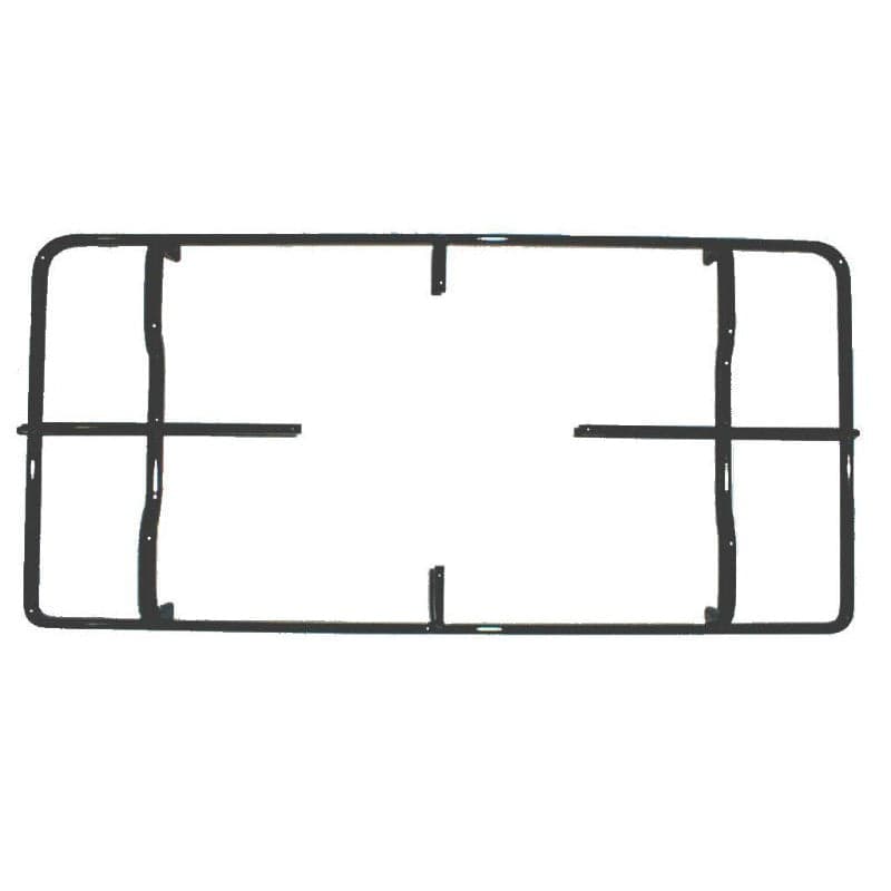 LOFRA GRIGLIA PER CUCINA A GAS SMALTATA NERA 424 X 220 mm. 2 FUOCHI in prodotto EuroStore07 - Alatri, commercioVirtuoso.it