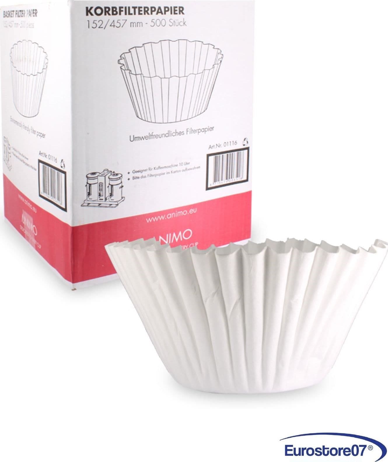 Macchina caffe' Filtro carta a cesto Ø152/457mm - Animo 01116