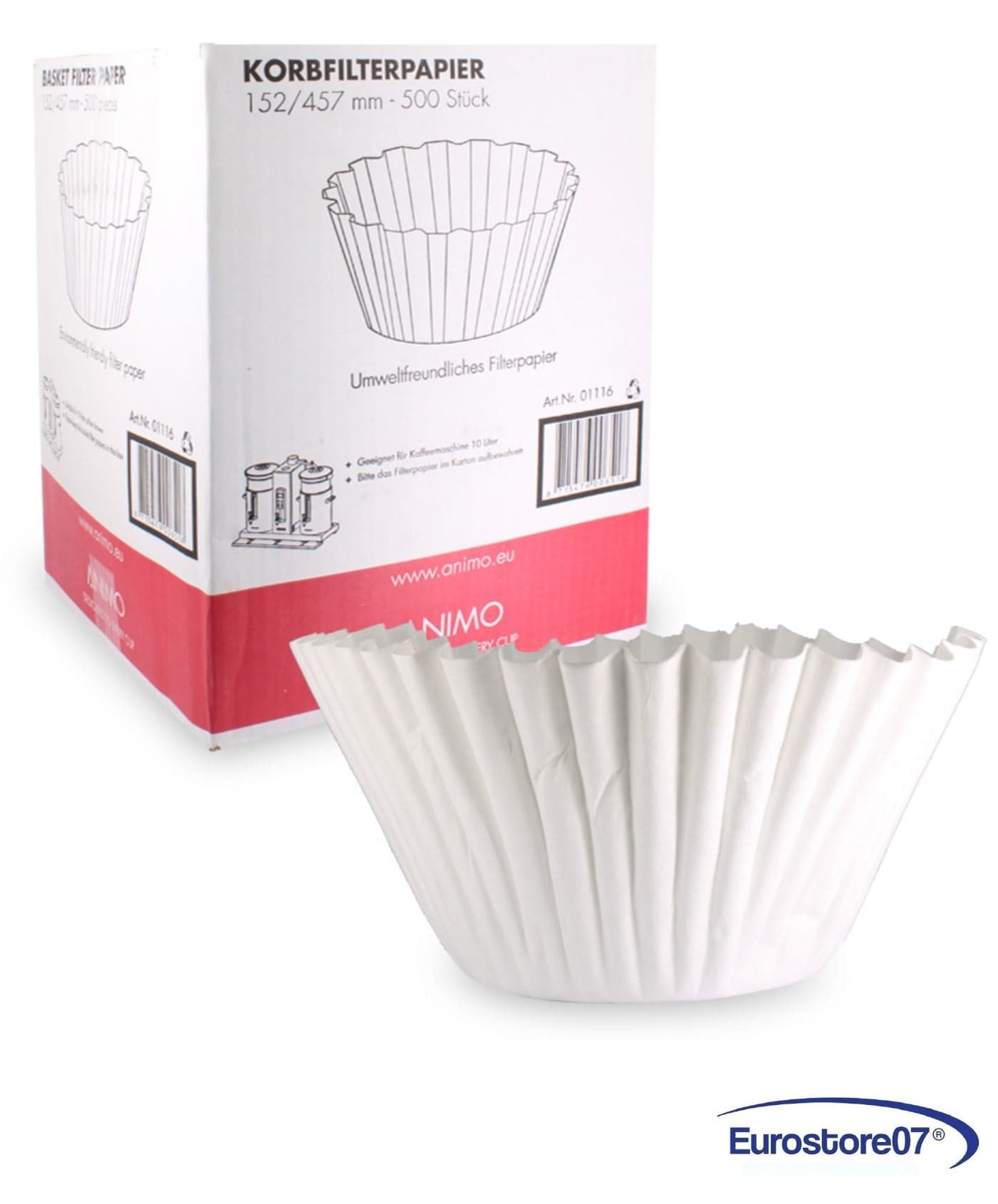 Macchina caffe' Filtro carta a cesto Ø152/457mm - Animo 01116