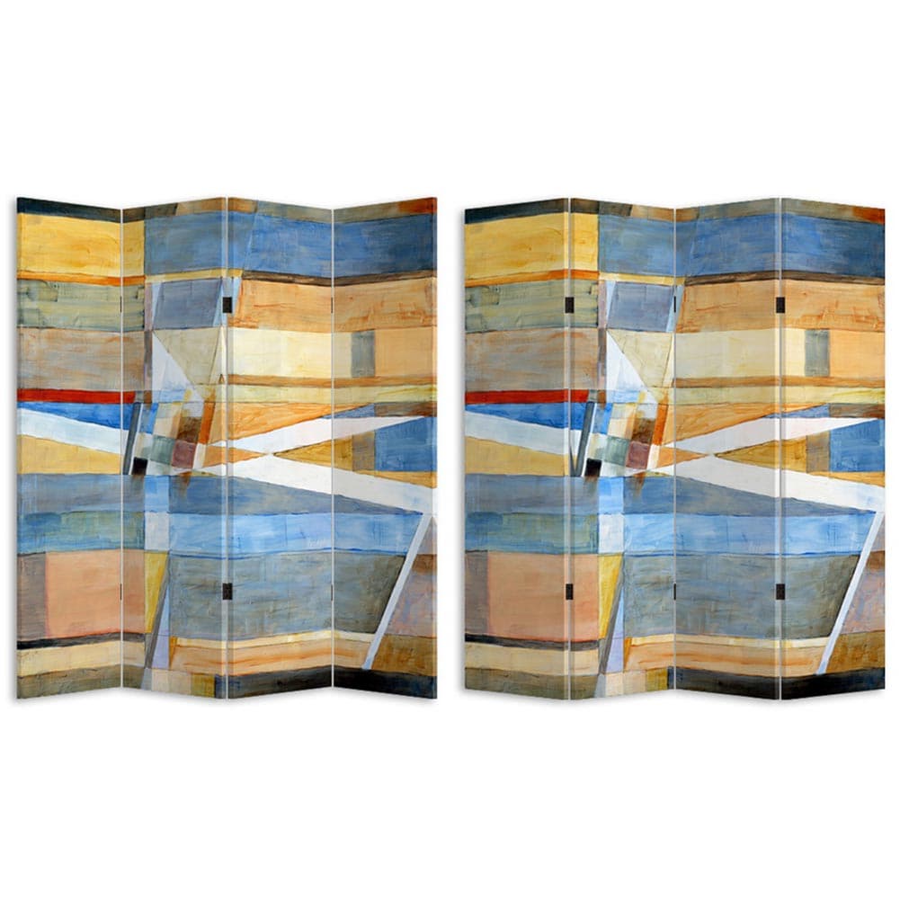 Paravento Separè 4 Pannelli 180x160cm Stampa Legno Fronte Retro Divisorio Pieghevole in Paraventi Danyx - Casoria, commercioVirtuoso.it