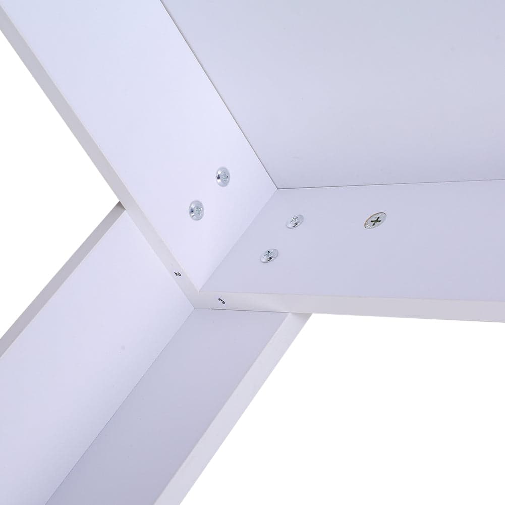 Tavolo per Sala da Pranzo Fisso 120x80 H74cm Bianco e Top 18mm Moderno in Tavoli da sala da pranzo Danyx - Casoria, commercioVirtuoso.it