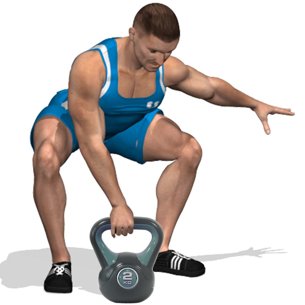 Kettlebell Fitness 2kg in Ghisa Impugnatura Ergonomica per Allenamento Funzionale in Kettlebell Danyx - Casoria, commercioVirtuoso.it