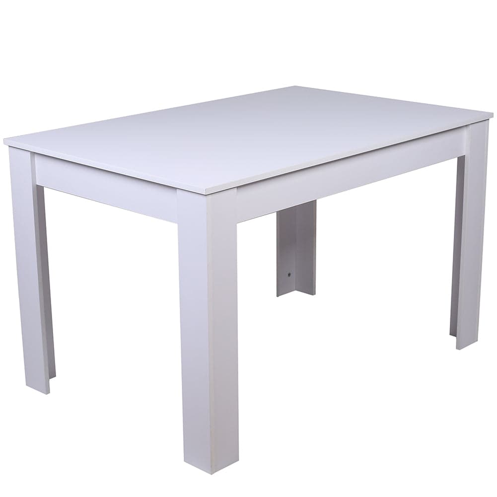 Tavolo per Sala da Pranzo Fisso 120x80 H74cm Bianco e Top 18mm Moderno in Tavoli da sala da pranzo Danyx - Casoria, commercioVirtuoso.it