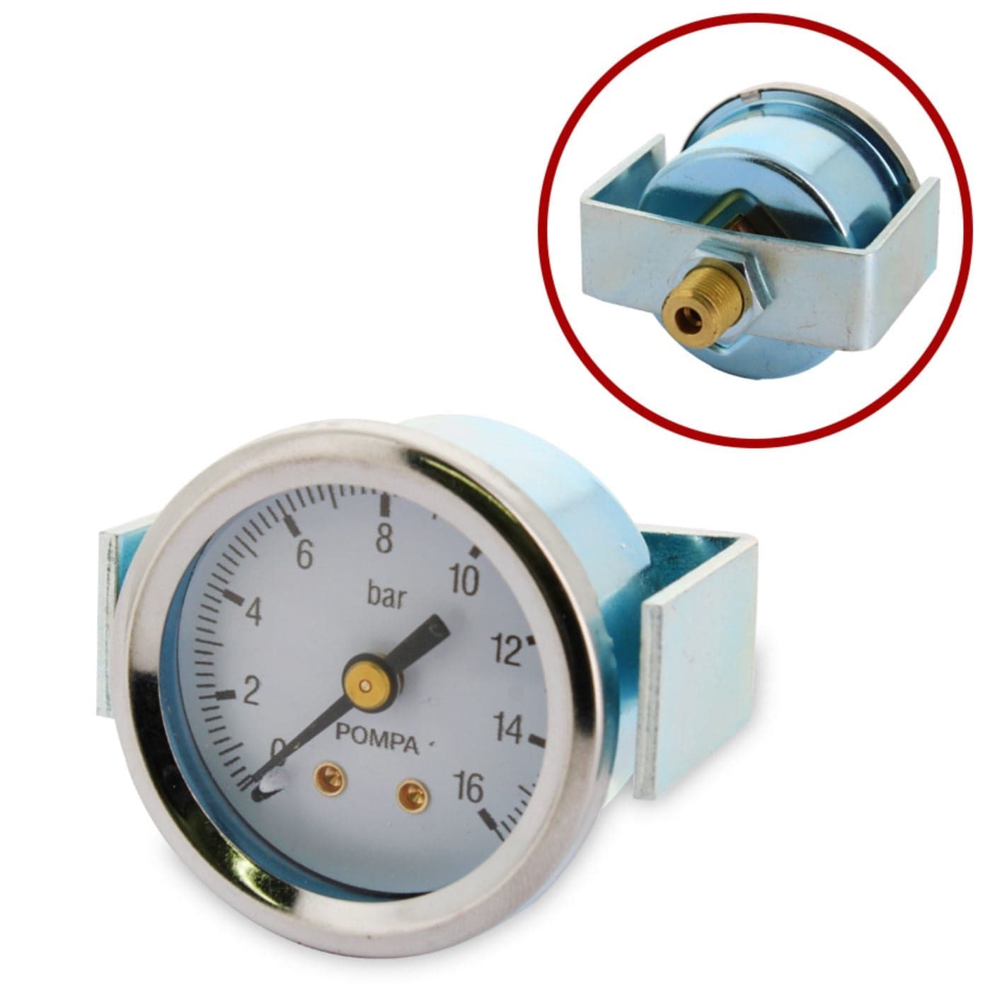 BEZZERA MACCHINA CAFFE BAR Manometro pompa Ø39mm 0÷16bar attacco 1/8m 7432523 in prodotto EuroStore07 - Alatri, commercioVirtuoso.it