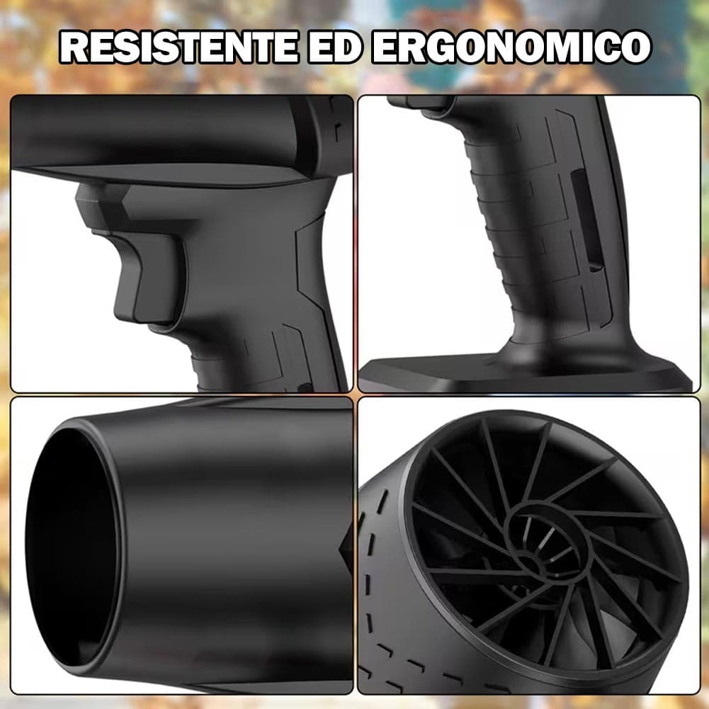 Soffiatore Foglie Cordless 48V Asciugatore Auto Alta Velocità con 2 Batterie e Valigetta in Aspirafoglie Danyx - Casoria, commercioVirtuoso.it