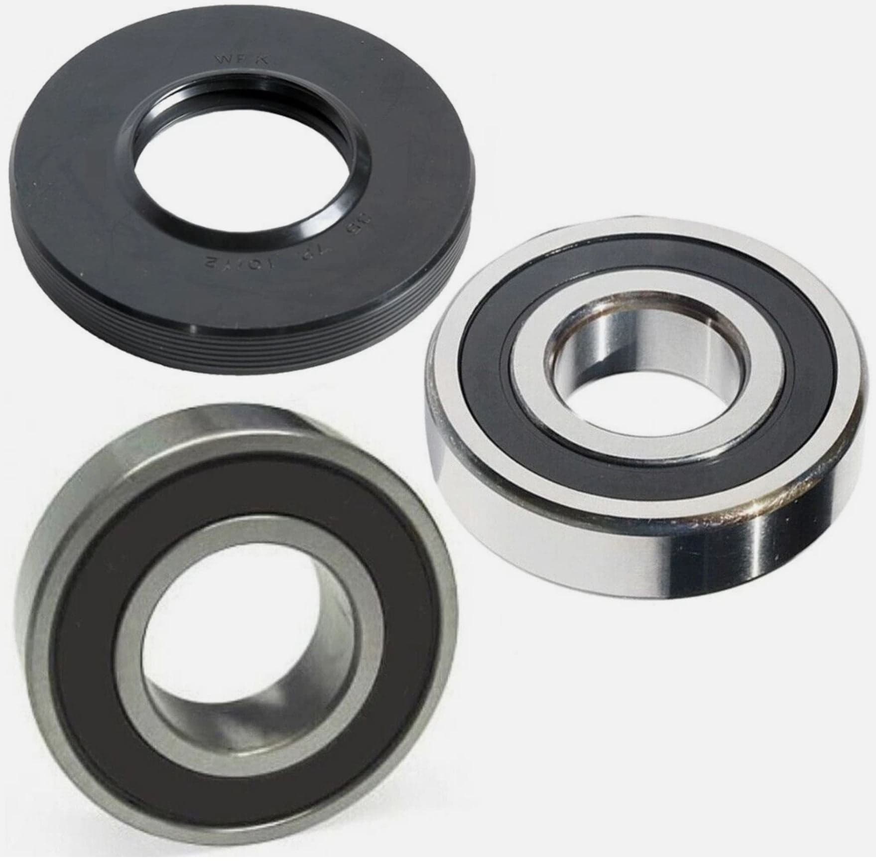 KIT ANELLO TENUTA + 2 CUSCINETTI PER LAVATRICE LG F4WV710P1 in prodotto EuroStore07 - Alatri, commercioVirtuoso.it