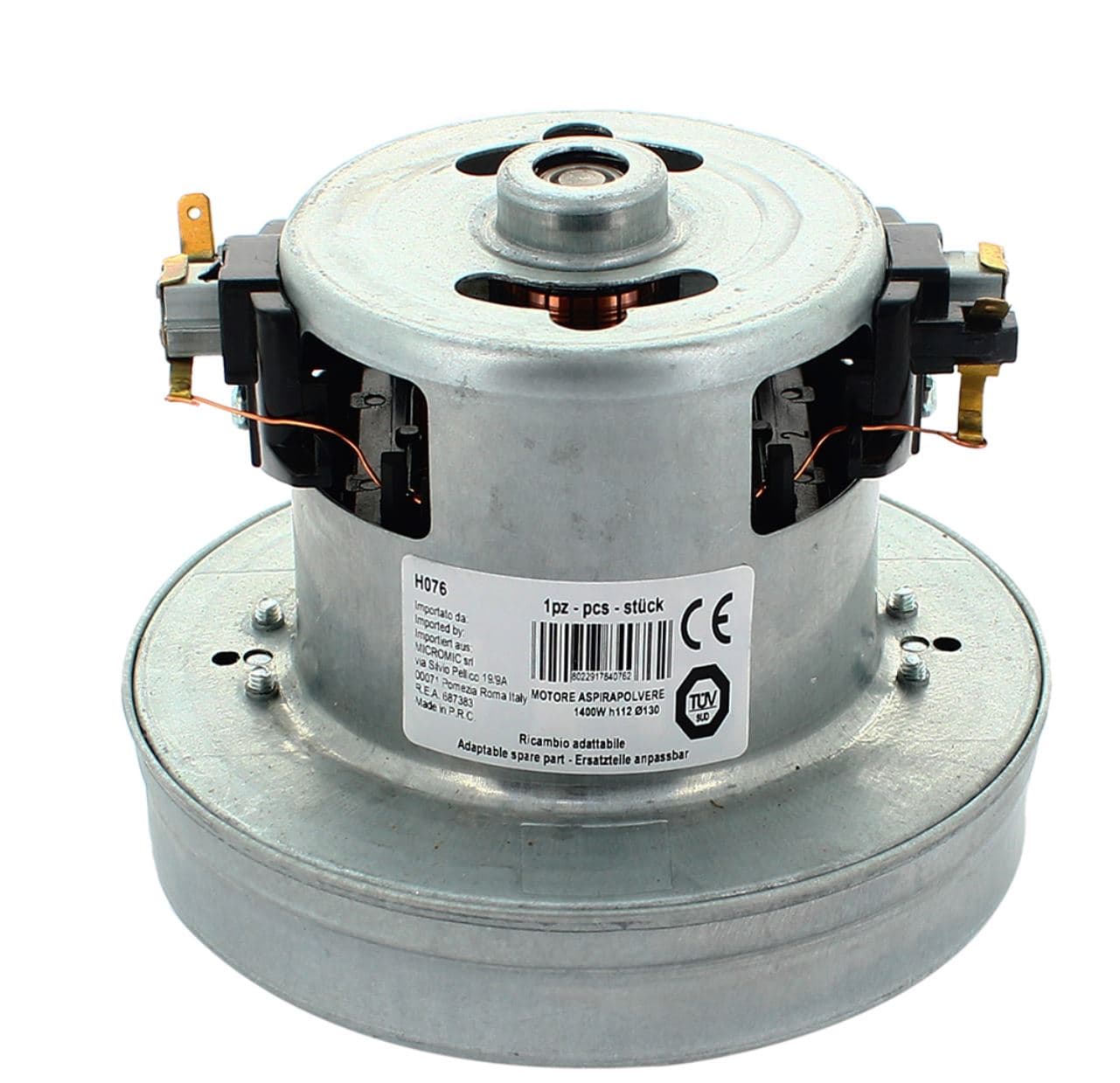 MOTORE ASPIRAPOLVERE 1400w h112 ø130 220 /230 volt per molte marche in prodotto EuroStore07 - Alatri, commercioVirtuoso.it