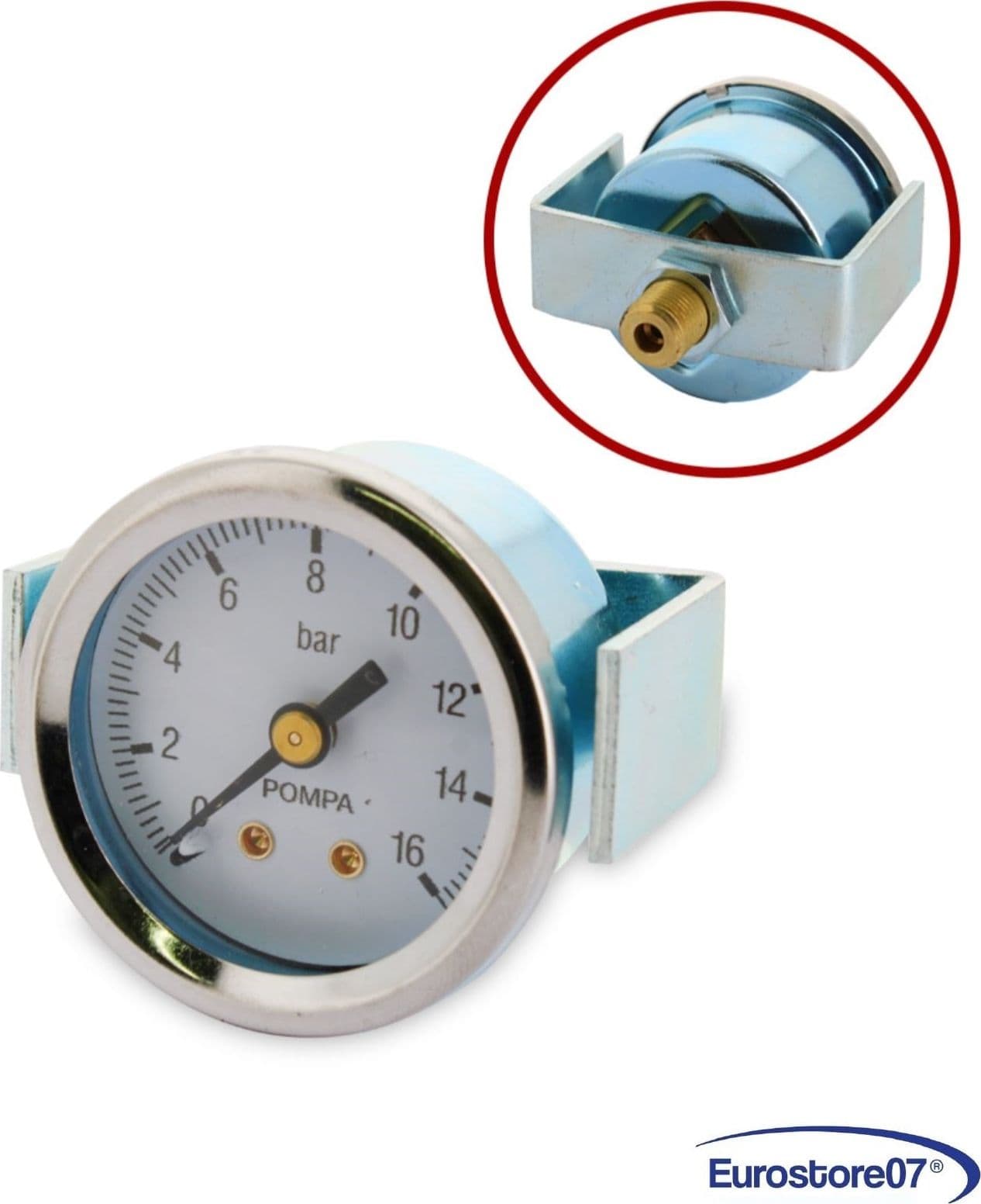ECM MACCHINA CAFFE BAR Manometro pompa Ø39mm 0÷16bar attacco Ø1/8 m B7432517