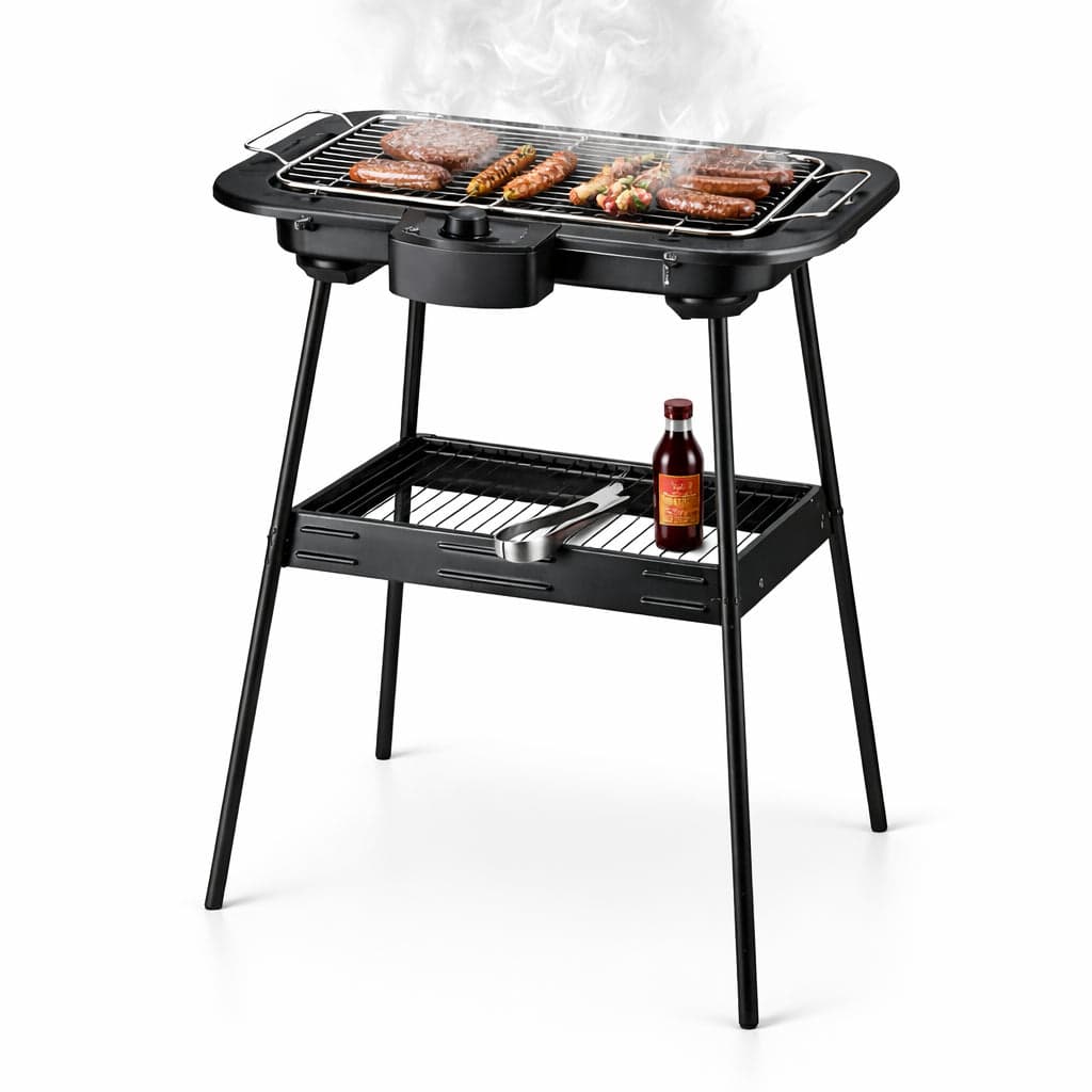 Barbecue Elettrico 2in1 Grill da tavolo e da Terra 2000W con Supporto Bbq in Barbecue elettrici Danyx - Casoria, commercioVirtuoso.it