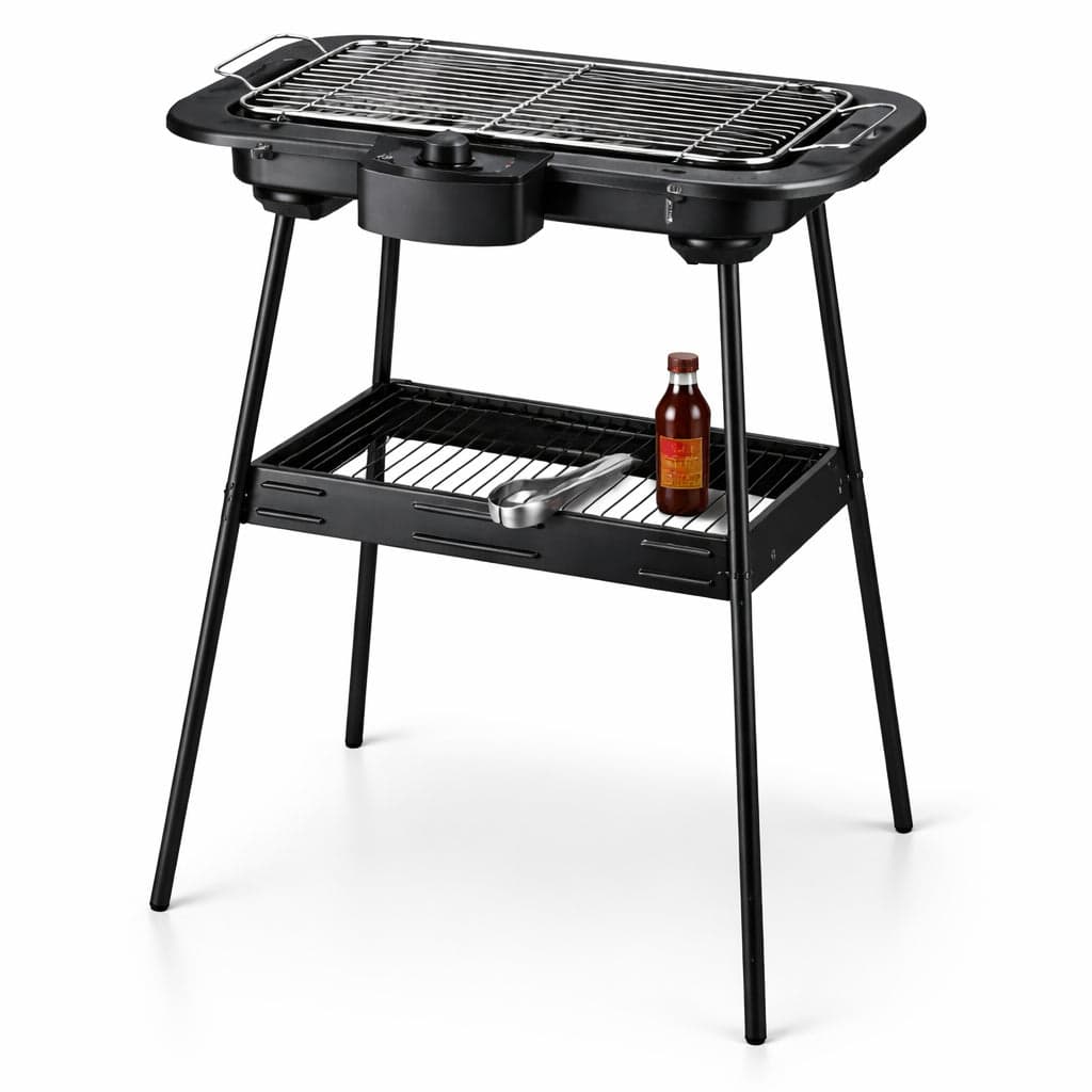 Barbecue Elettrico 2in1 Grill da tavolo e da Terra 2000W con Supporto Bbq in Barbecue elettrici Danyx - Casoria, commercioVirtuoso.it