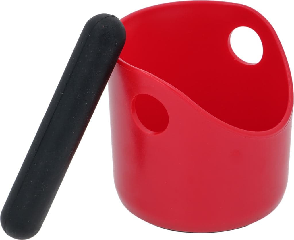 MACCHINA CAFFE' PROFESSIONALE CASSETTO BATTIFONDI IN PLASTICA ROSSO ø 100 mm in prodotto EuroStore07 - Alatri, commercioVirtuoso.it