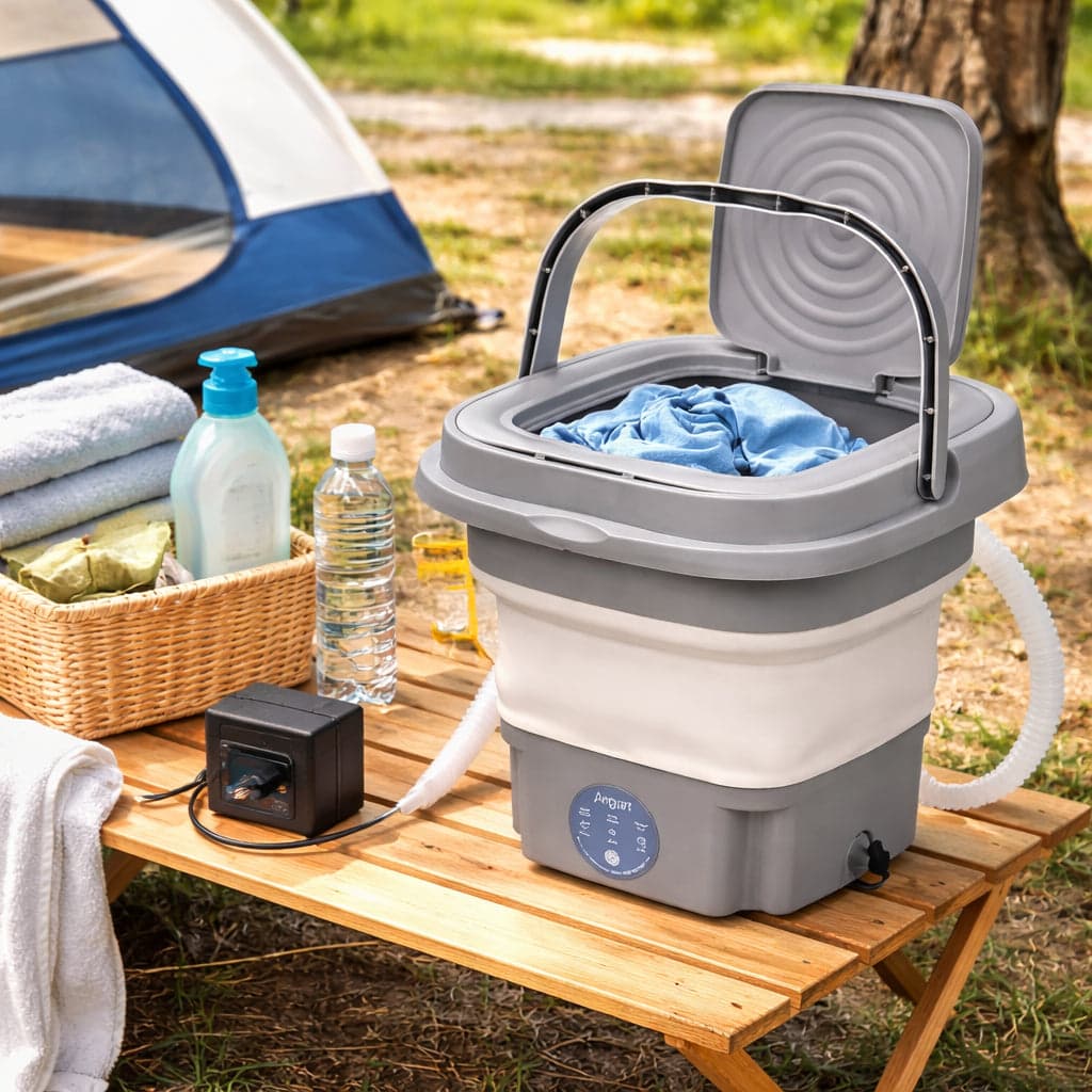 Lavatrice Portatile Campeggio Pieghevole 9LT 18W 12v Salvaspazio Facile da usare in  Danyx - Casoria, commercioVirtuoso.it