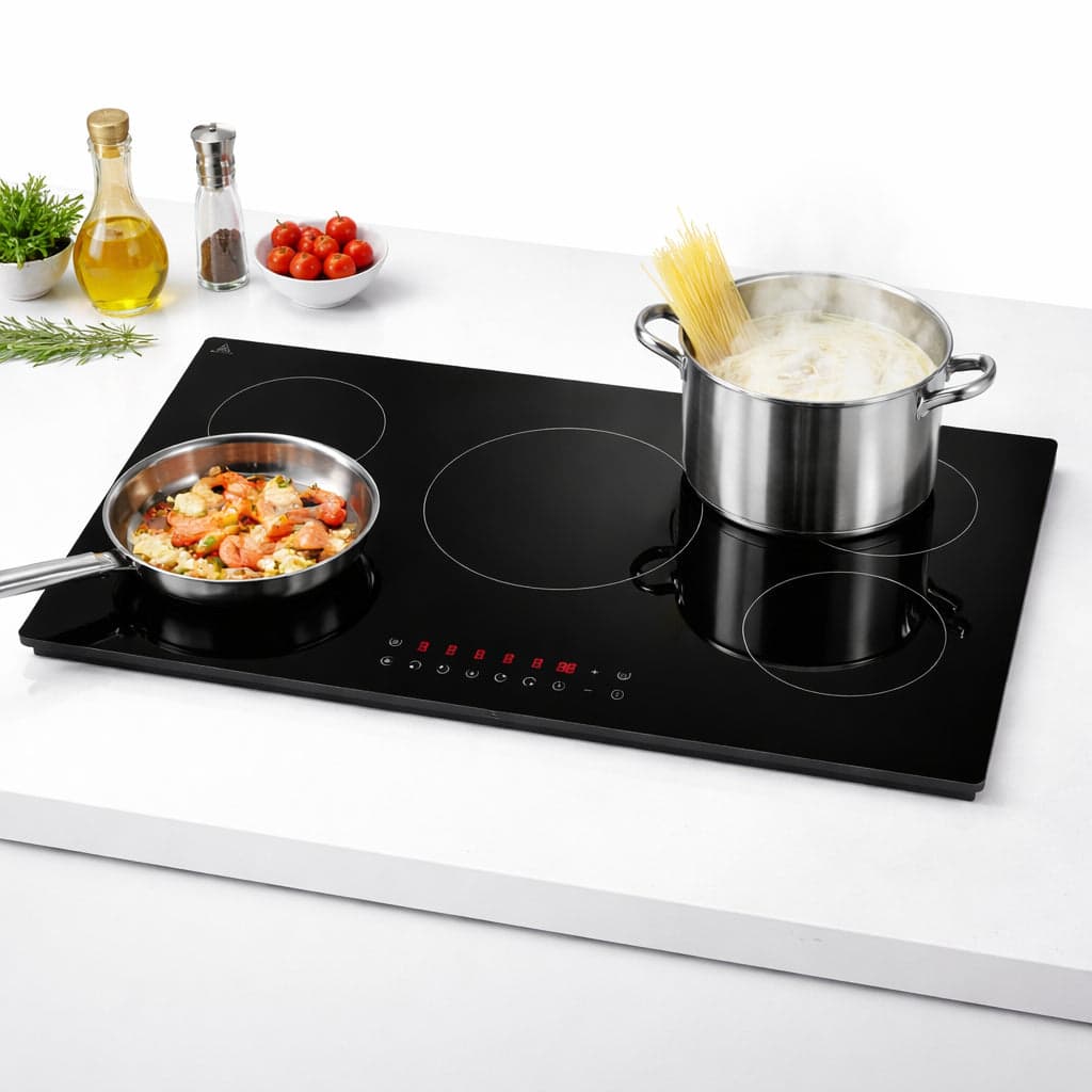 Piano Cottura Induzione 77cm 5 Fuochi Vetro Nero Touch 9 Livelli Power Boost in  Danyx - Casoria, commercioVirtuoso.it