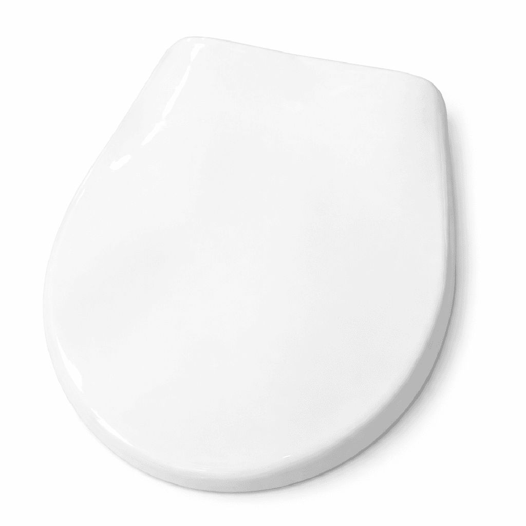 Copri Water Universale Sedile WC in PP Bianco 1200gr Cerniere Regolabili forma D in Sedili WC Danyx - Casoria, commercioVirtuoso.it