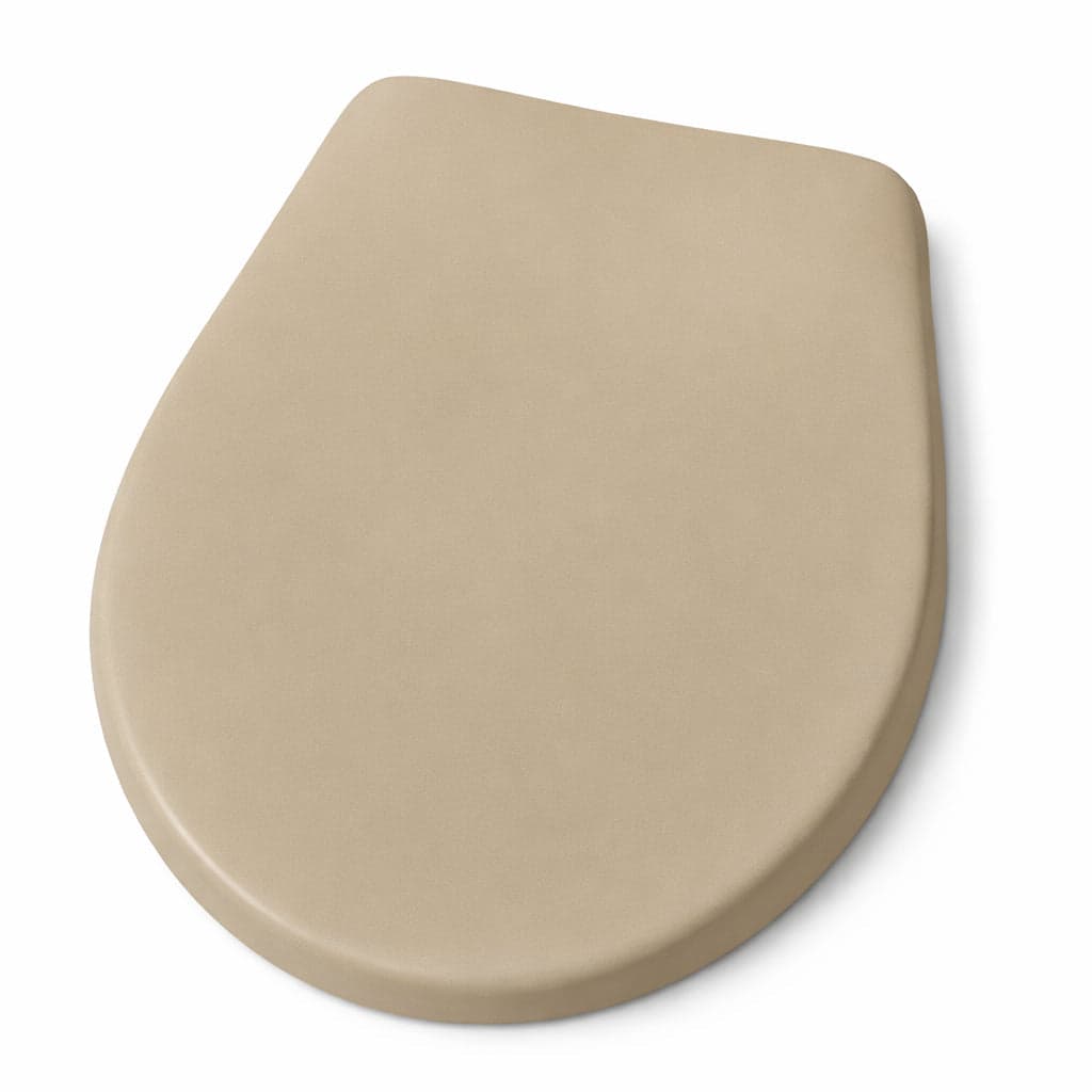 Copri Water Universale Sedile WC in PP Beige 1200gr Cerniere Regolabili forma D in Sedili WC Danyx - Casoria, commercioVirtuoso.it