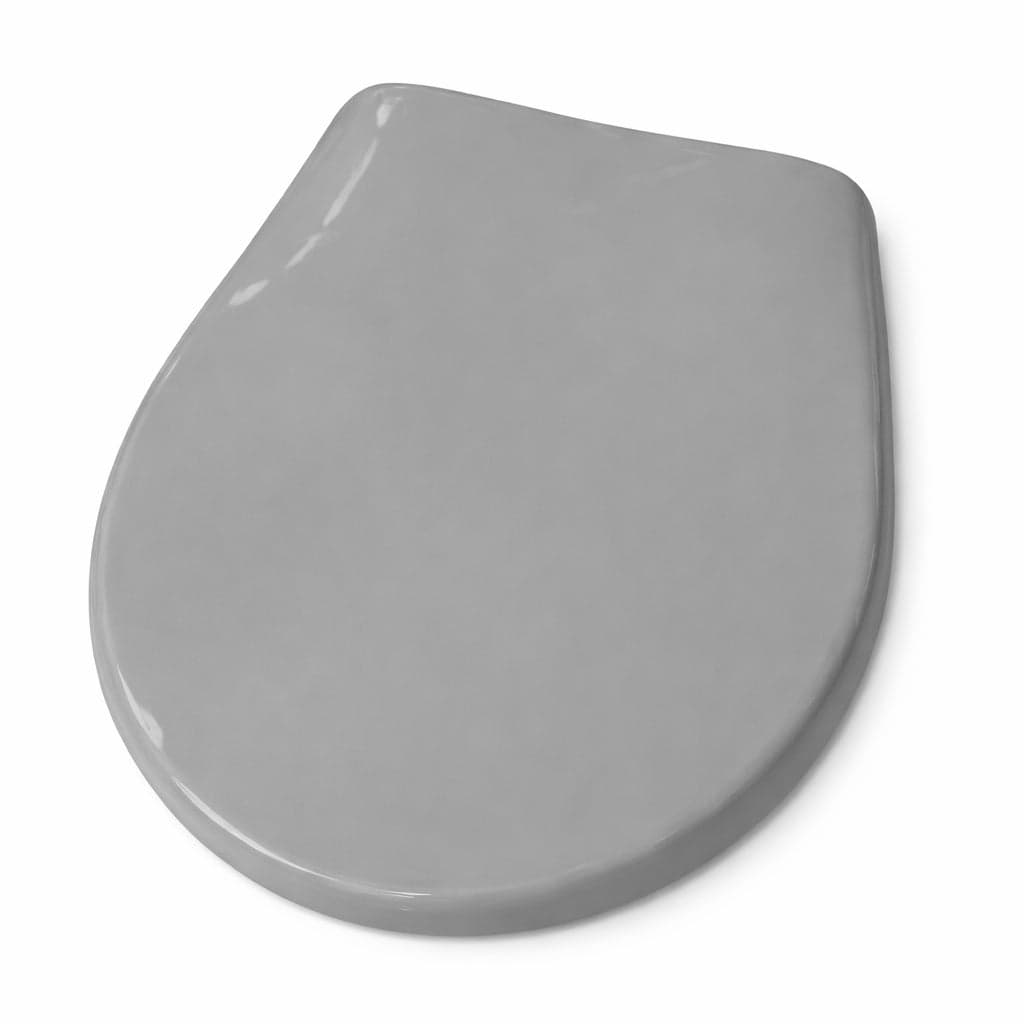 Copri Water Universale Sedile WC in PP Grigio 1200gr Cerniere Regolabili forma D in Sedili WC Danyx - Casoria, commercioVirtuoso.it