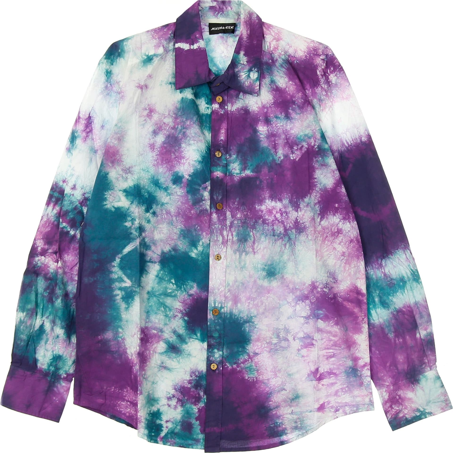 MAUNA-KEA Camicia Manica Lunga Uomo Tie Dye Shirt Multicolor