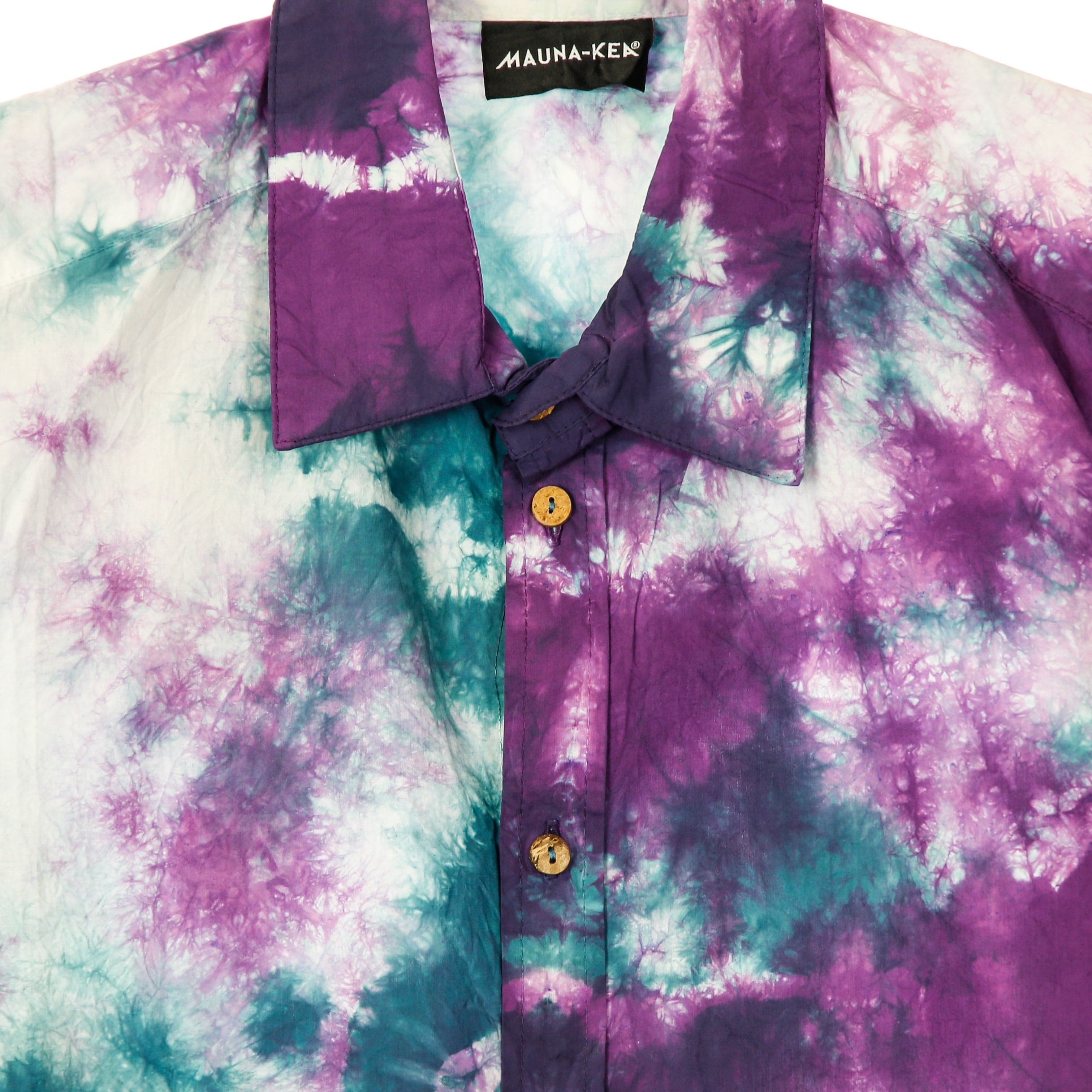 MAUNA-KEA Camicia Manica Lunga Uomo Tie Dye Shirt Multicolor da uomo in Camicie casual Drestige - Casamassima, commercioVirtuoso.it