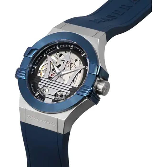 Maserati Potenza – Orologio Uomo Automatico Blu (R8821108035) in prodotto Web Time Orologi - Milano, commercioVirtuoso.it