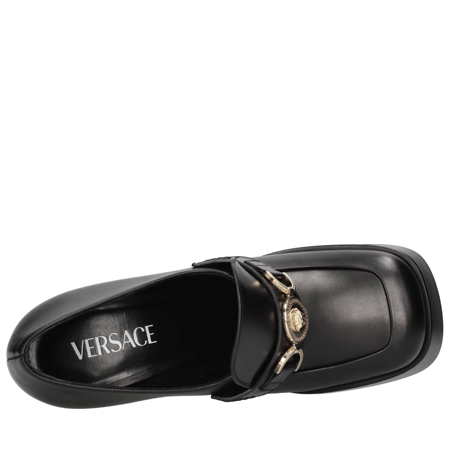 Versace Scarpe basse Nero da donna in Scarpe col tacco Drestige - Casamassima, commercioVirtuoso.it