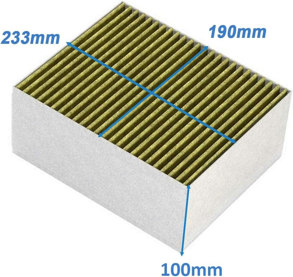 FILTRO CARBONE ARIA RETTANGOLARE AIR PLUS CAPPA ASPIRANTE BOSCH 11033934 in prodotto EuroStore07 - Alatri, commercioVirtuoso.it