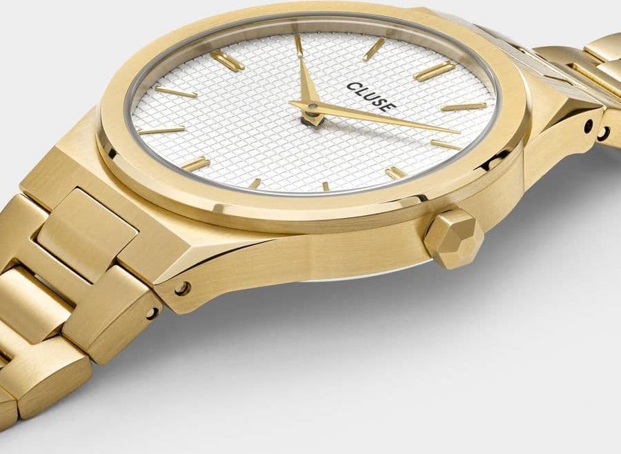 Cluse - Orologio Vigoureux Steel White, Gold Colour in Orologi da polso Alba Gioielli - Casoria, commercioVirtuoso.it