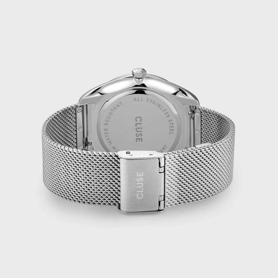 Cluse - Orologio Féroce Mesh White, Silver Colour in Orologi da polso Alba Gioielli - Casoria, commercioVirtuoso.it