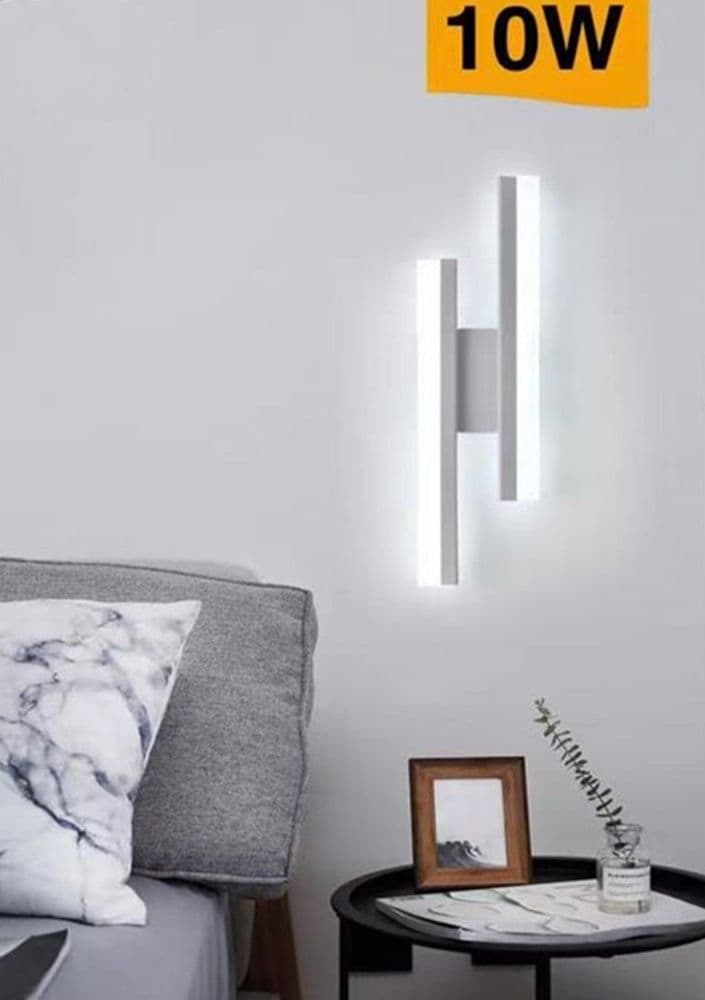 APPLIQUE PARETE MODERNO 10W LUMETTO ABAT JOUR BIANCA LUCE 6500K 4000K 3000K E87B in Applique Trade Shop italia - Napoli, commercioVirtuoso.it