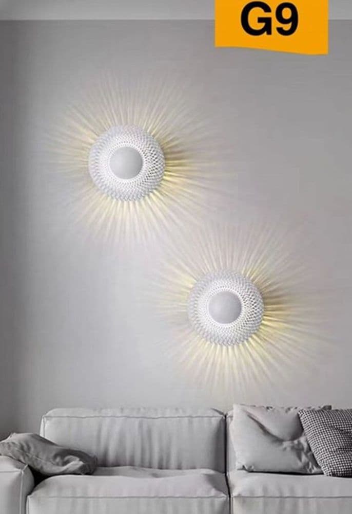 APPLIQUE DA MURO STILE INDUSTRIALE LAMPADA DECORATIVA IN METALLO ATTACCO G9 AQ48 in Applique Trade Shop italia - Napoli, commercioVirtuoso.it