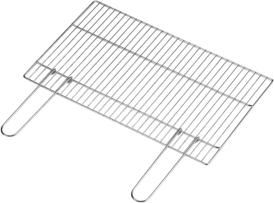 GRIGLIA PER BARBECUE PORTAILI / CEMENTO MANICI RICHIUDIBILI CM 52 X 40 in prodotto EuroStore07 - Alatri, commercioVirtuoso.it