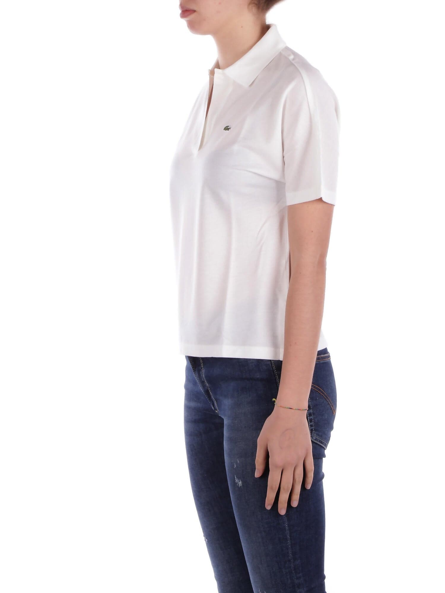 Lacoste T-shirt e Polo Panna da donna in Polo Drestige - Casamassima, commercioVirtuoso.it