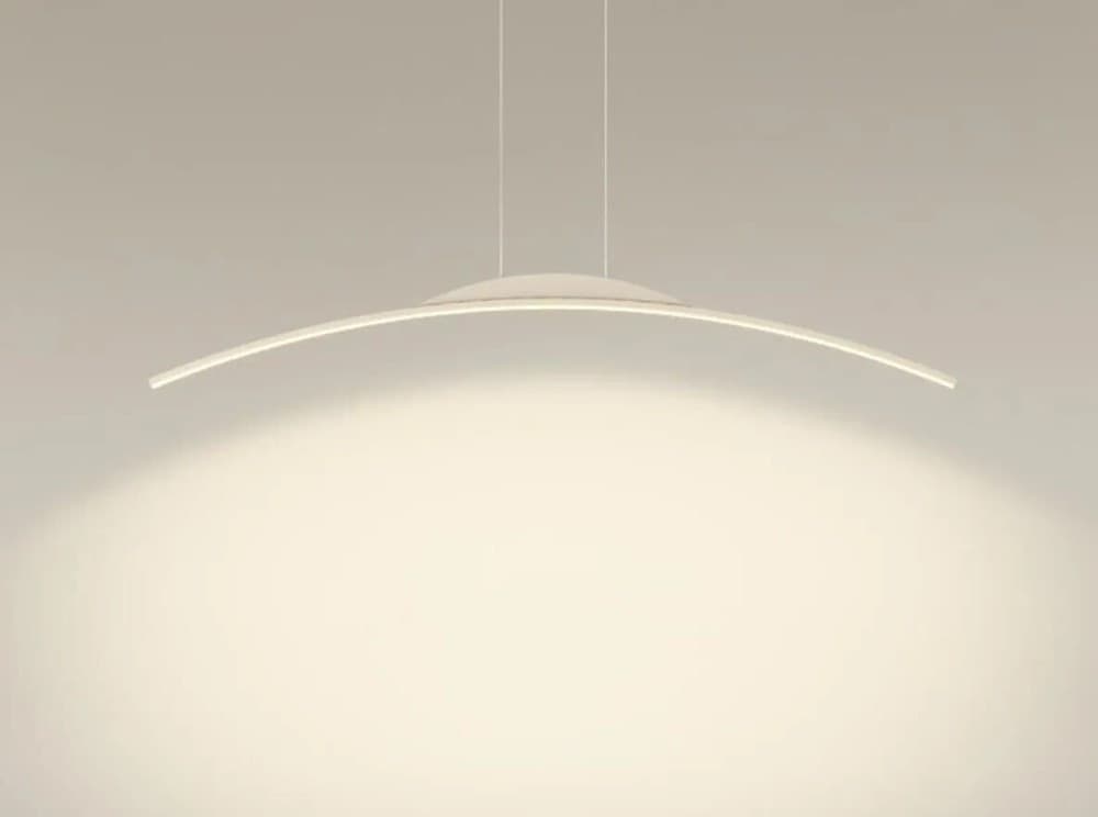 LAMPADARIO DA SOFFITTO A SOSPENSIONE LED 16W CURVATO LUCE 3000K 6500K 4000K B68-B in Lampade a sospensione Trade Shop italia - Napoli, commercioVirtuoso.it