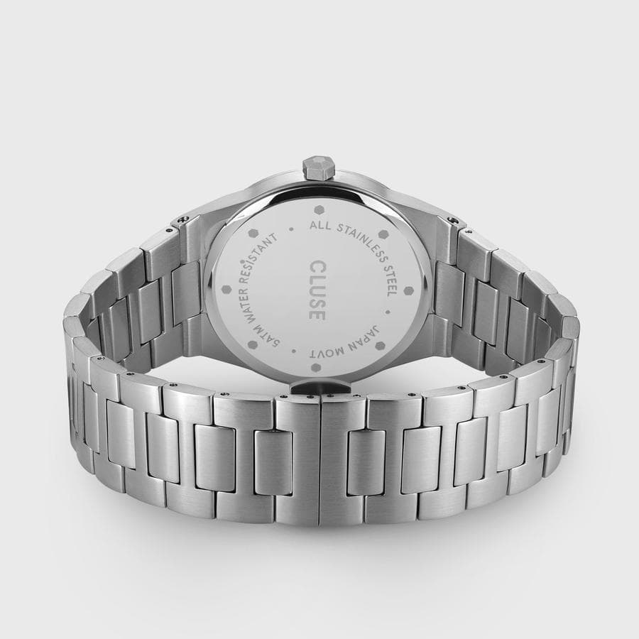 Cluse - Orologio Vigoureux Steel Petrol Blue, Silver Colour in Orologi da polso Alba Gioielli - Casoria, commercioVirtuoso.it