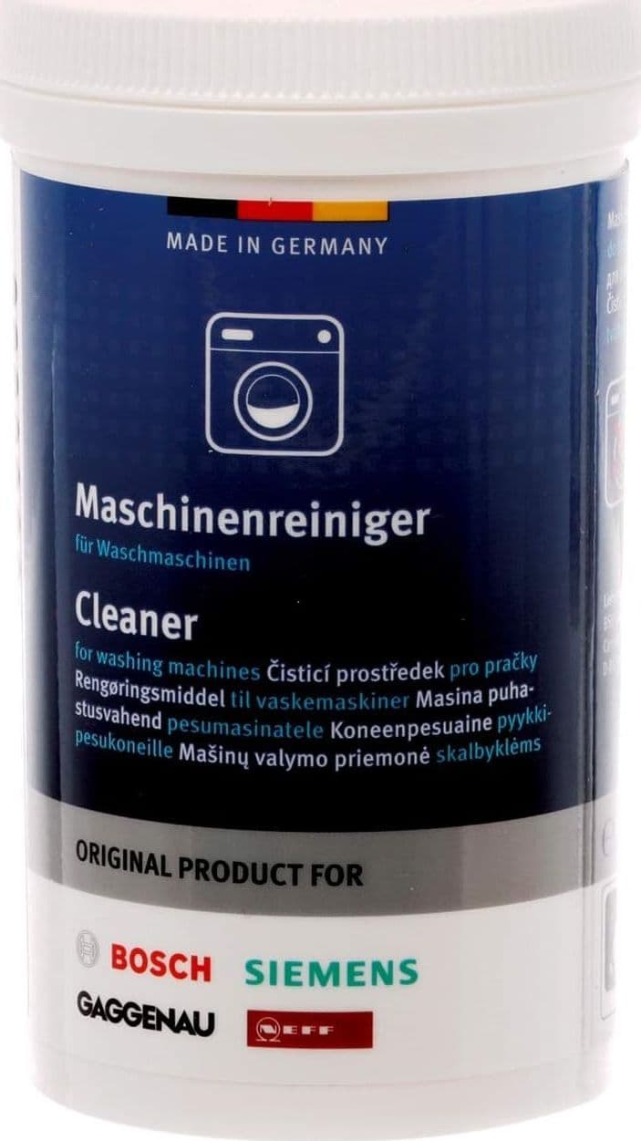 Detergente specifico in polvere per la cura della lavatrice Bosch 00311925 200gr in prodotto EuroStore07 - Alatri, commercioVirtuoso.it