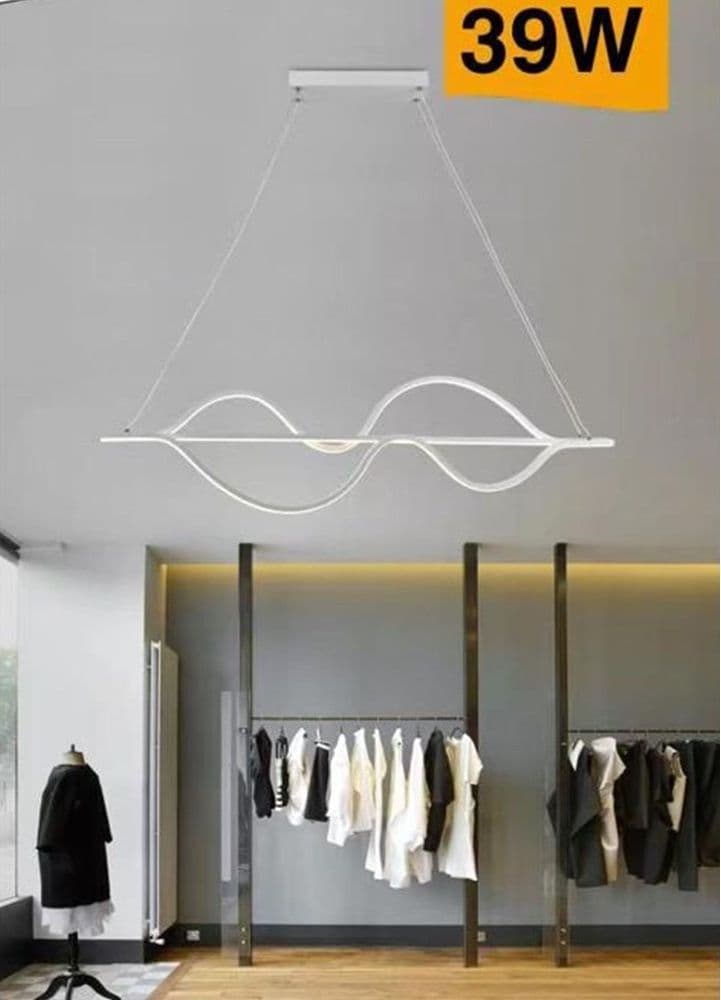 LAMPADARIO LED A SOSPENSIONE 39 WATT MODERNO ONDE LUCE 6500K 4000K 3000K B64-B in Lampade a sospensione Trade Shop italia - Napoli, commercioVirtuoso.it