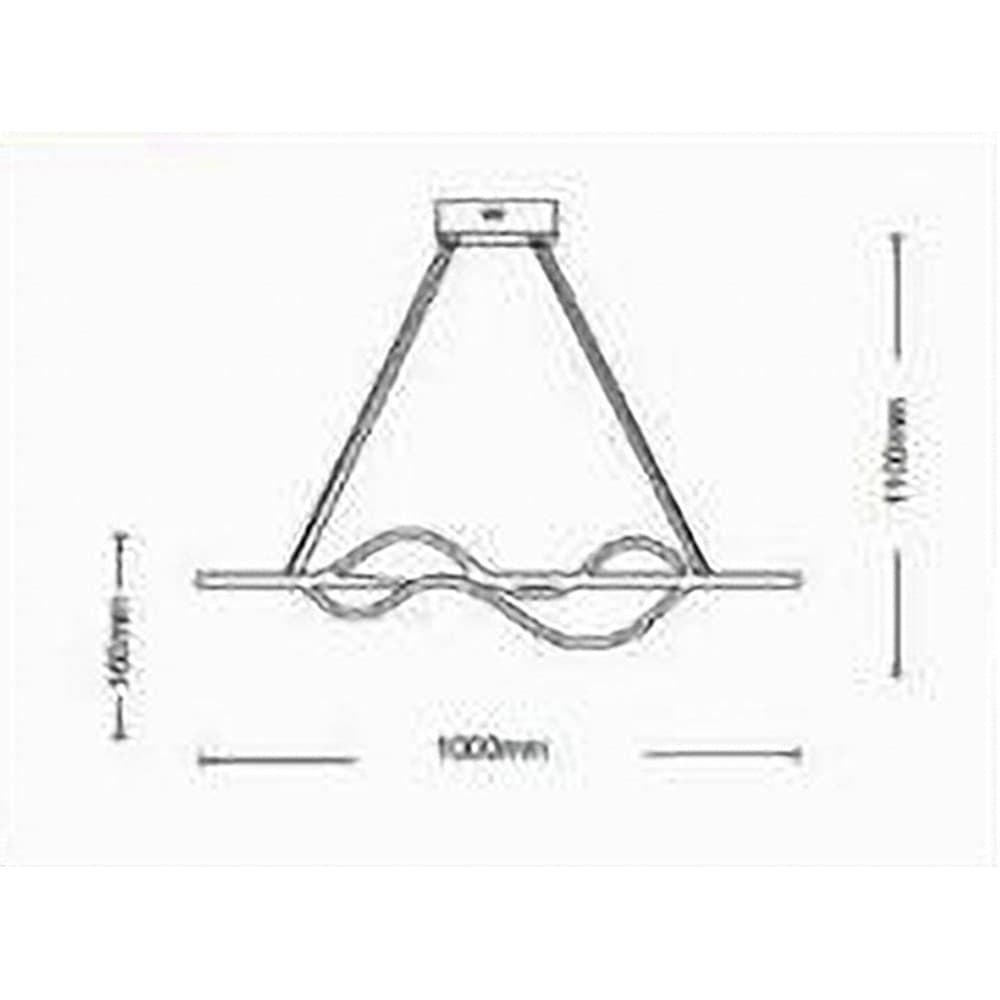 LAMPADARIO LED A SOSPENSIONE 39 WATT MODERNO ONDE LUCE 6500K 4000K 3000K B64-B in Lampade a sospensione Trade Shop italia - Napoli, commercioVirtuoso.it