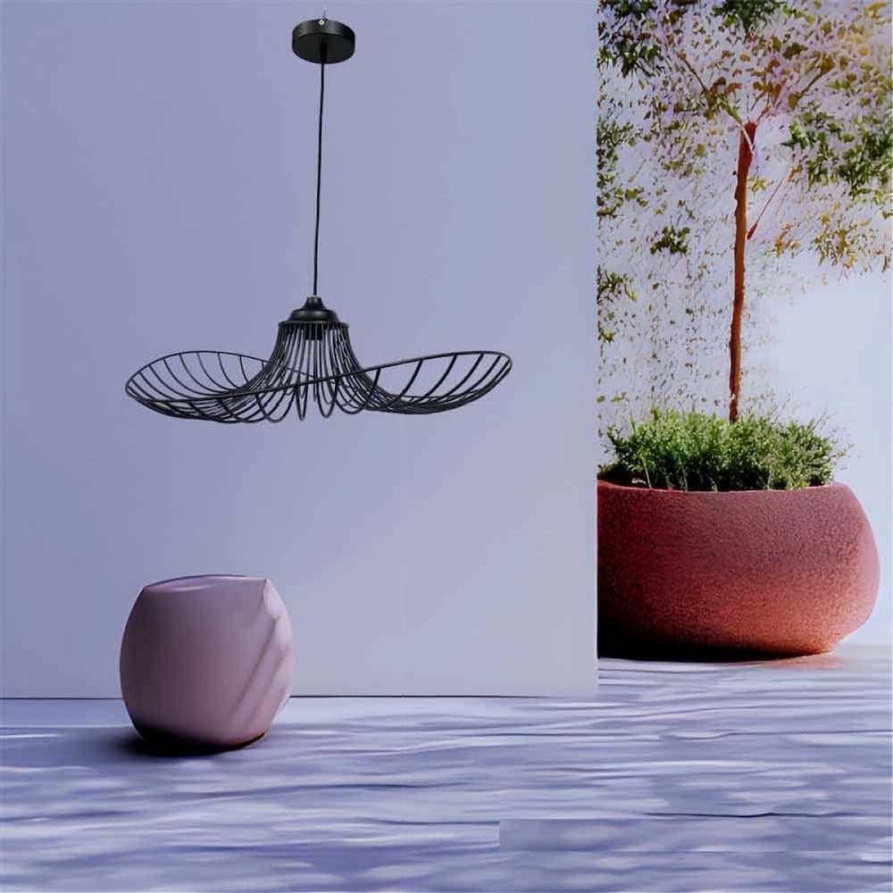LAMPADARIO A CAPPELLO CON PARALUME METALLO E27 LAMPADA DECORATIVA CONTEMPORANEA B61 in Lampade a sospensione Trade Shop italia - Napoli, commercioVirtuoso.it