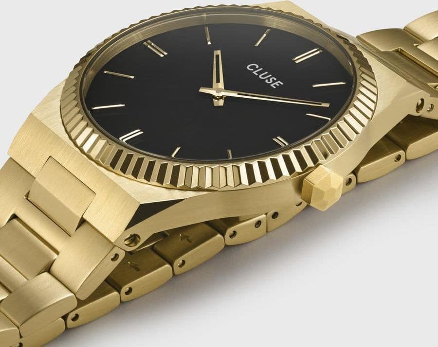 Cluse - Orologio Vigoureux Steel Black, Gold Colour in Orologi da polso Alba Gioielli - Casoria, commercioVirtuoso.it