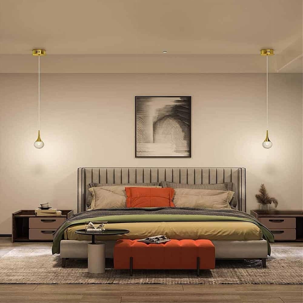 LAMPADARIO MODERNO LED 5W GLOBO LAMPADA DORATA PENDENTE LUCE 3000K 4000K 6500K LP-41 in Lampade a sospensione Trade Shop italia - Napoli, commercioVirtuoso.it
