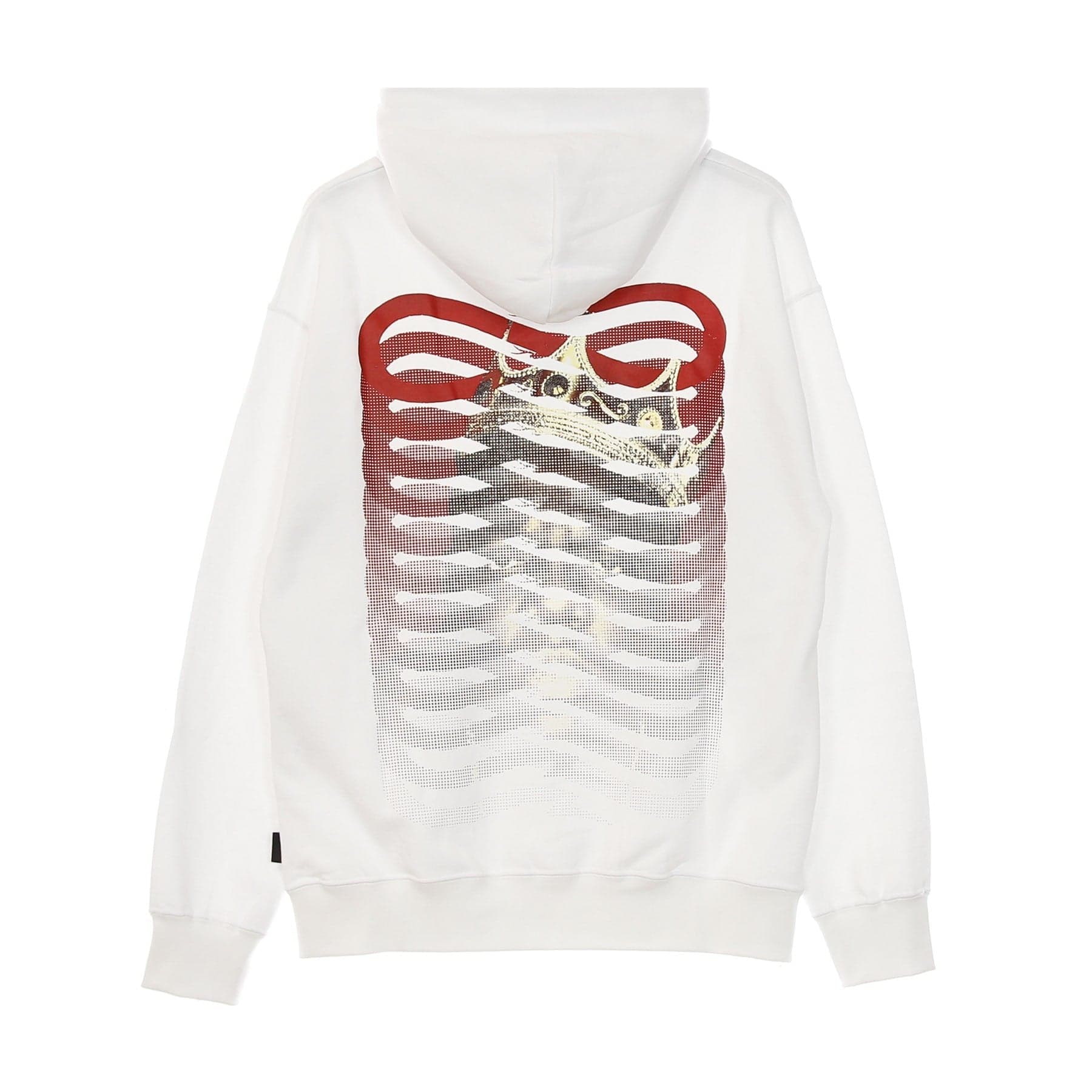 PROPAGANDA Felpa Leggera Cappuccio Uomo Ribs Biggie Hoodie White da uomo in Felpe con cappuccio Drestige - Casamassima, commercioVirtuoso.it