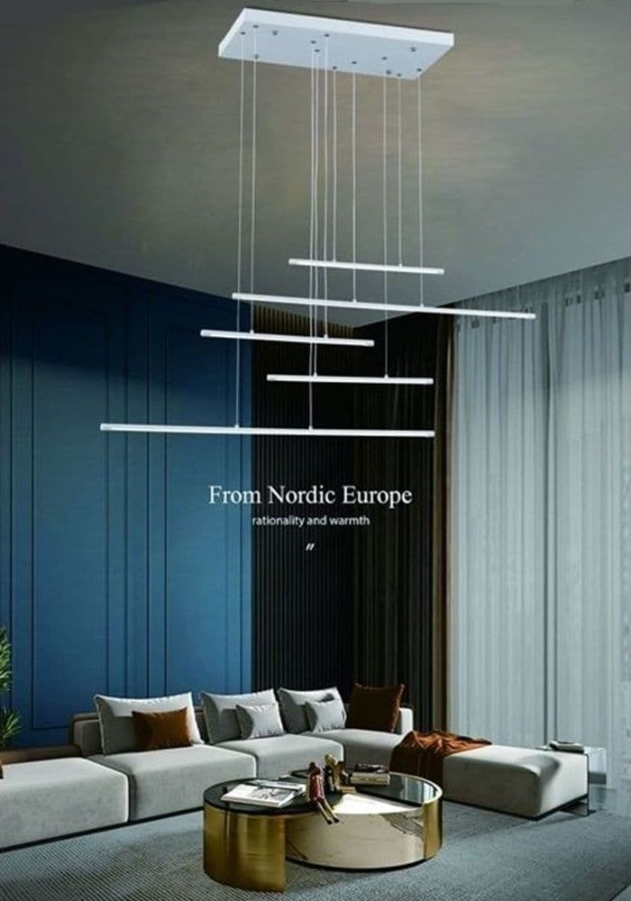 LAMPADARIO A SOSPENSIONE 38W A LED DESIGN MINIMAL 3 COLORAZIONE DI LUCE LP-43-3C in Lampade a sospensione Trade Shop italia - Napoli, commercioVirtuoso.it