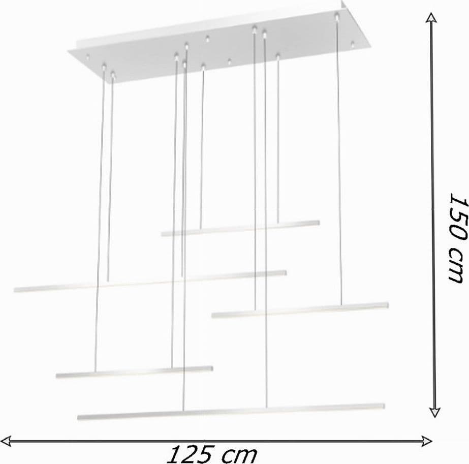 LAMPADARIO A SOSPENSIONE 38W A LED DESIGN MINIMAL 3 COLORAZIONE DI LUCE LP-43-3C in Lampade a sospensione Trade Shop italia - Napoli, commercioVirtuoso.it