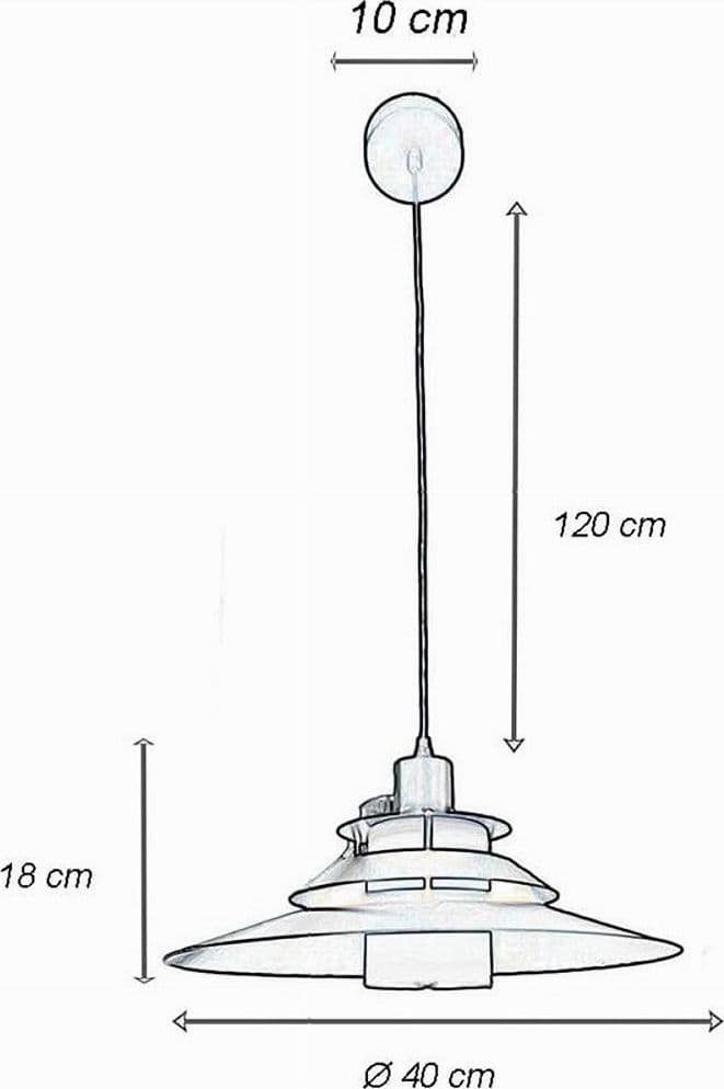 LAMPADARIO A SOSPENSIONE INDUSTRIALE E27 LAMPADA PENDENTE VINTAGE RETRÒ LP-88 in Lampade a sospensione Trade Shop italia - Napoli, commercioVirtuoso.it