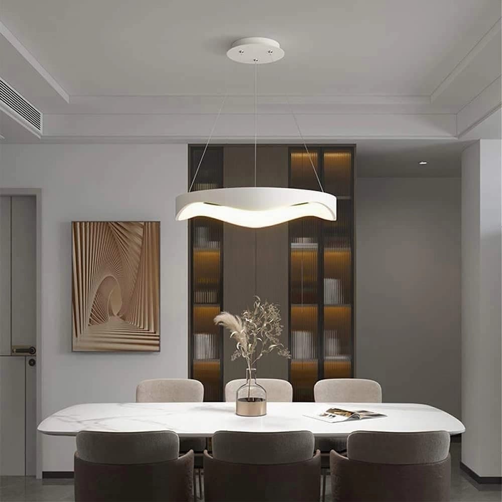 LAMPADARIO A SOSPENSIONE LED ONDA 38W ULTRA MODERNA 3 COLORAZIONI DI LUCE A67-3C in Lampade a sospensione Trade Shop italia - Napoli, commercioVirtuoso.it