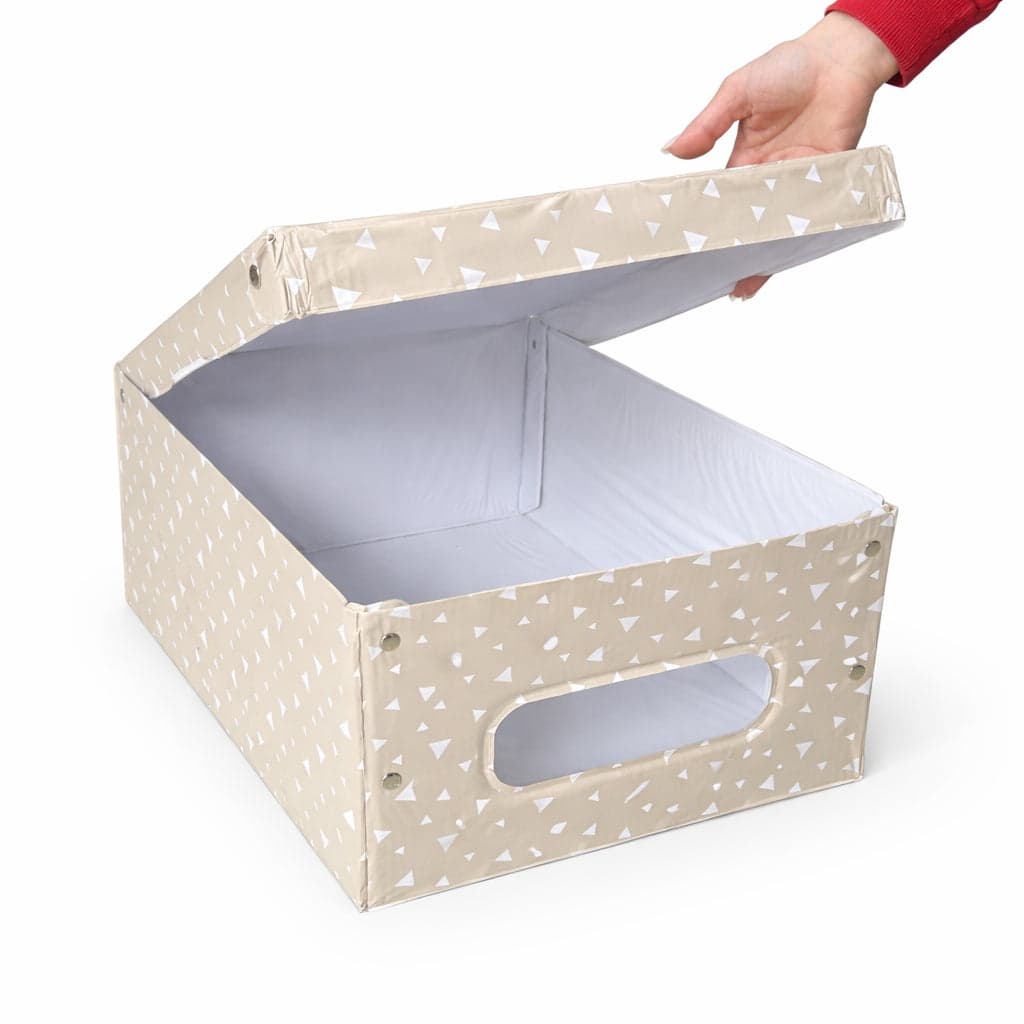 Kit 4pz Scatole Box Sistemazione Armadio in PVC Pieghevole 50x39 H24cm Col.Ass in Contenitori sottoletto Danyx - Casoria, commercioVirtuoso.it