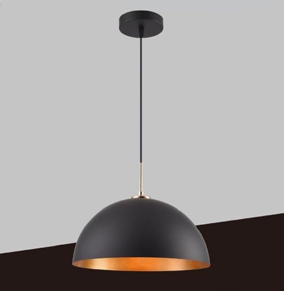 LAMPADARIO A SOSPENSIONE SOFFITTO E27 PARALUME CUPOLA IN FERRO ELEGANTE IP20 B92 in Lampade a sospensione Trade Shop italia - Napoli, commercioVirtuoso.it