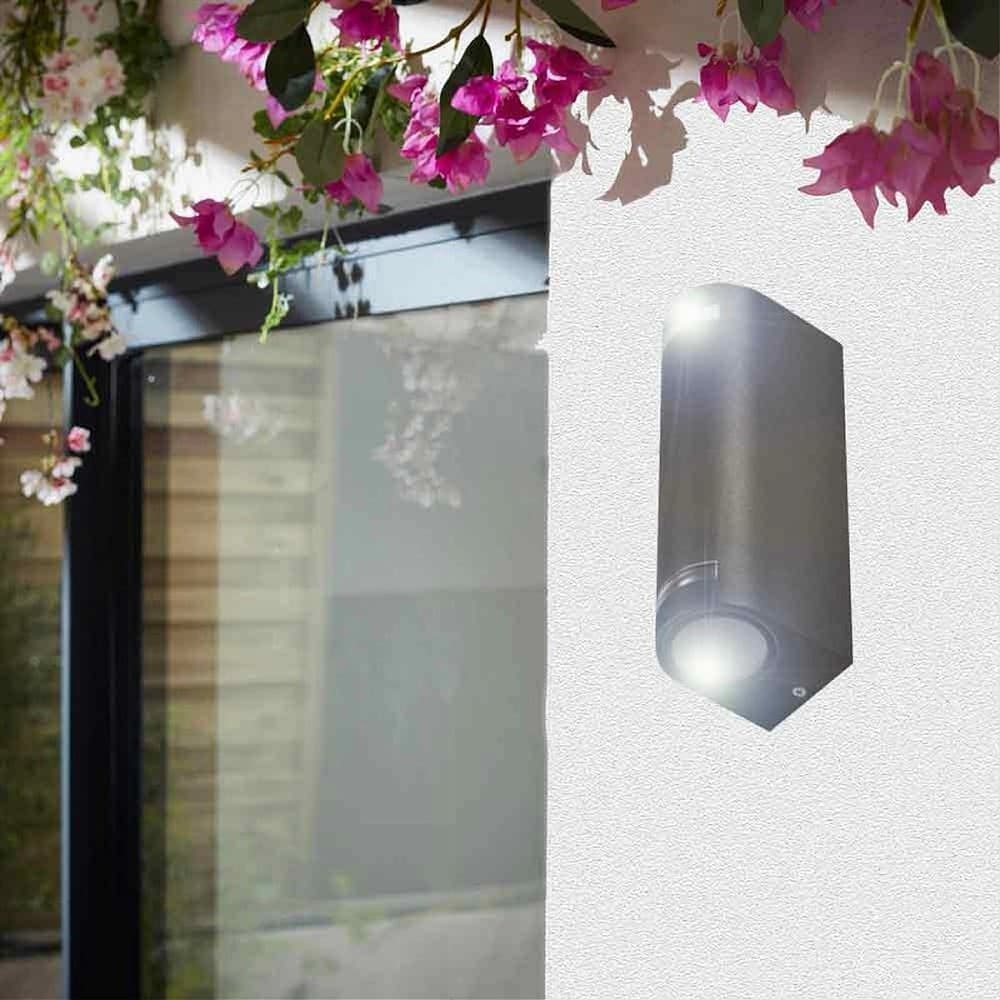 APPLIQUE ESTERNO PER PARETE FACCIATE GIARDINO LAMPADA UP&DOWN GU10 IP54 GN-WL062 in Lampade da parete Trade Shop italia - Napoli, commercioVirtuoso.it